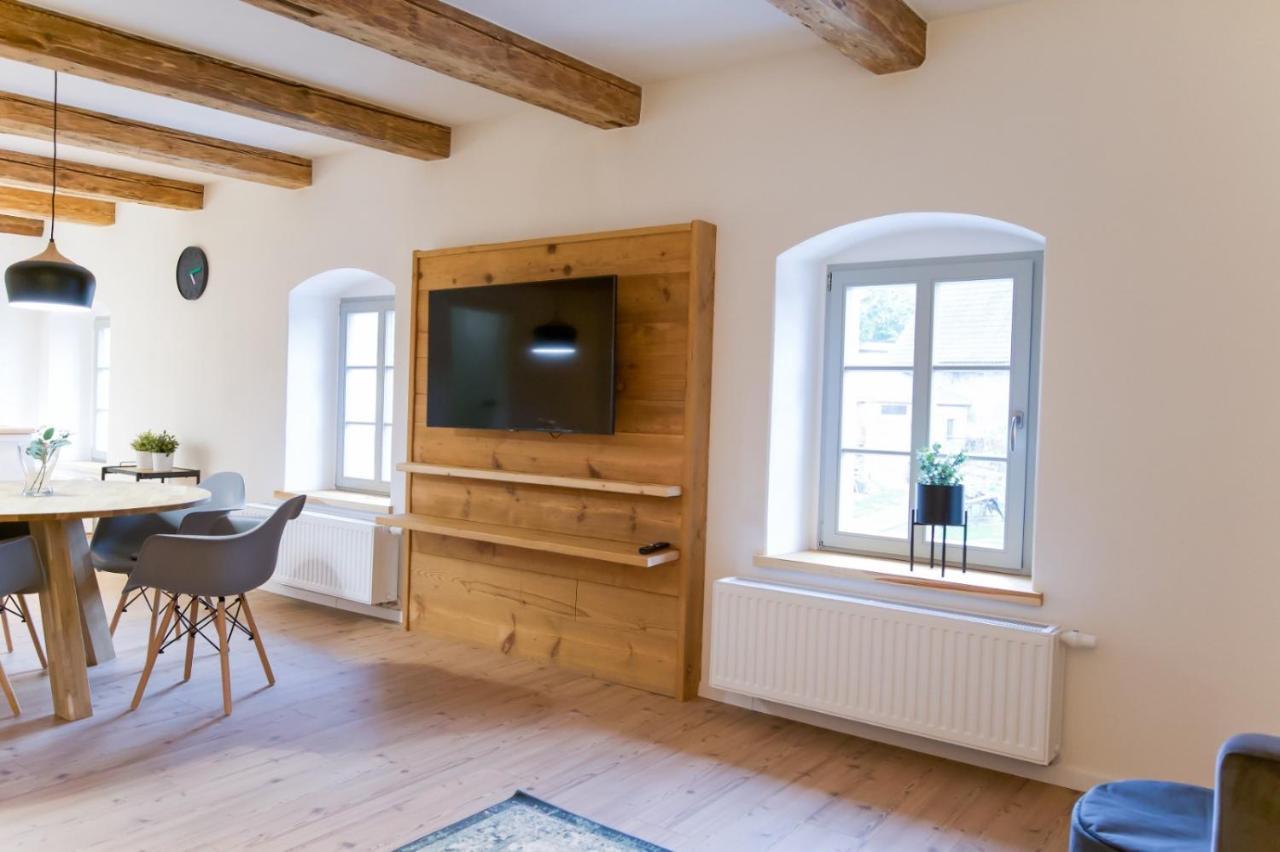 Farmhouse Eckartsberg Im Zittauer Gebirge - Ferienwohnung Mit 2 Schlafzimmern, Terrasse Und Wallbox Mittelherwigsdorf Dış mekan fotoğraf